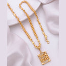 Akruti Collection Gold Plated Austrian Stone Men's Chain Pendant