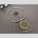 Akruti Collection 2 Tone Plated Necklace Set