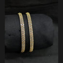 Akruti Collection Premium Gold Plated American Diamond Bangles