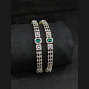 Akruti Collection Premium Gold Plated American Diamond Bangles