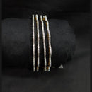 Akruti Collection Gold Plated Austrain Stone Bangle 