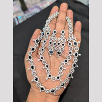 Akruti Collection Austrian and Crystal Stone Premium Necklace Set