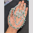Akruti Collection Austrian and Crystal Stone Premium Necklace Set