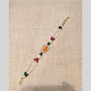 Akruti Collection Rakhi with Pearl Detailing – Celebrate Raksha Bandhan in Style