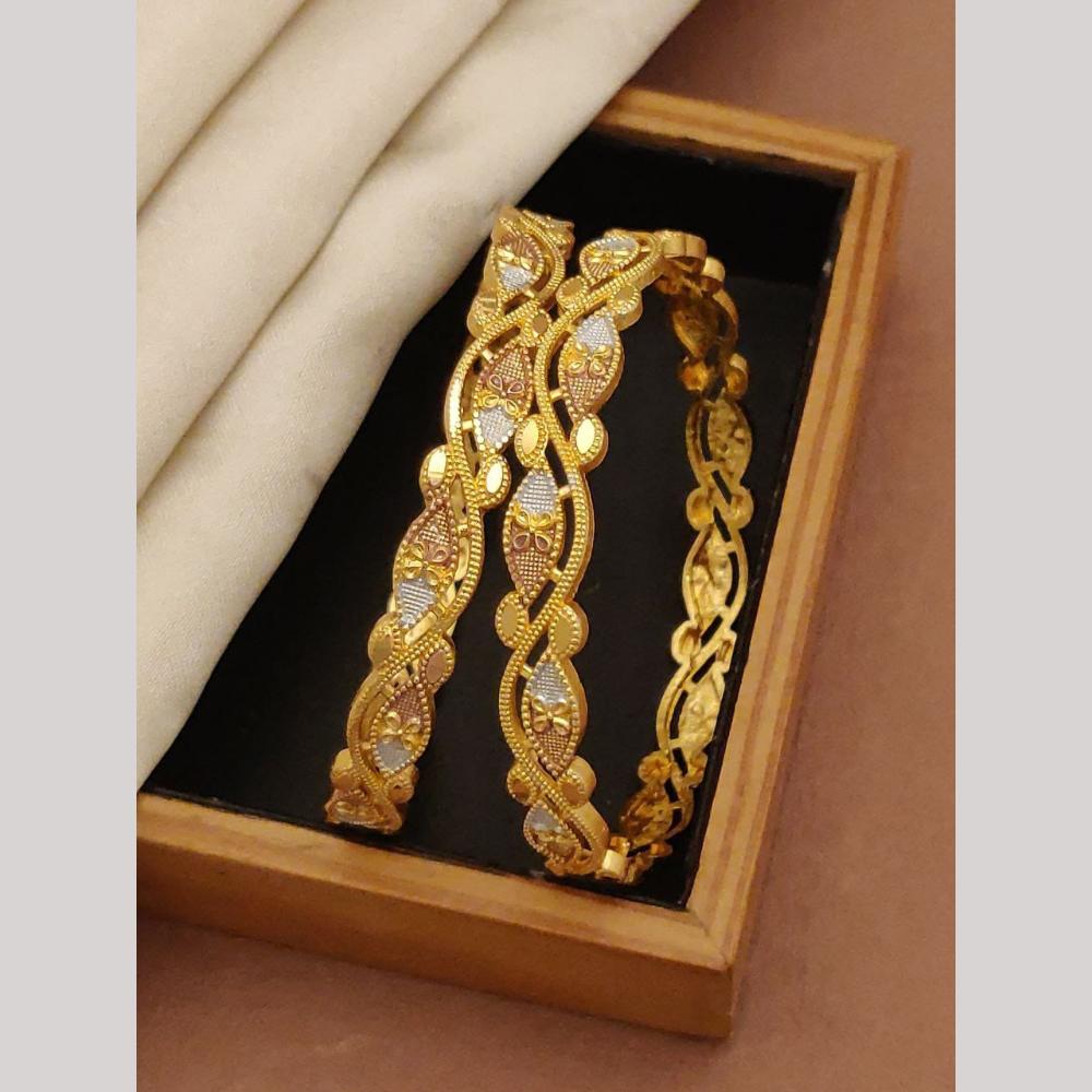 Akruti Collection Elegant Bangles Set