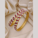 Akruti Collection Elegant Austrian Stone Bangles Set