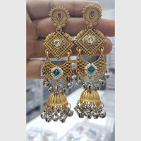 Akruti Collection Dual Tone Earrings – Stylish & Lightweight