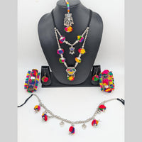 Akruti Navratri Special Oxidized Necklace Set Boho Tribal Jewelry for Garba Night
