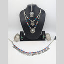Akruti Ethnic Jewelry for Garba Looks  Navratri Oxidized Necklace Full Set