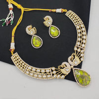Akruti Collection Kundan Stone Necklace Set