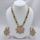 Akruti Collection Kundan Stone Long Necklace Set