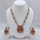 Akruti Collection Kundan Stone Long Necklace Set