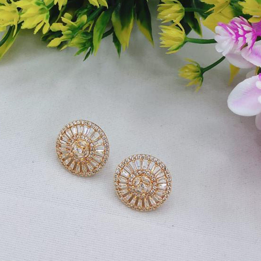 Akruti Collection Lightweight Stud Earrings Party Wear Fashion Jewelry