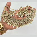 Akruti Collection Traditional Kundan Necklace Set For Wedding Wear