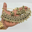 Akruti Collection Traditional Kundan Necklace Set For Wedding Wear