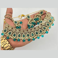 Akruti Collection Traditional Kundan Necklace Set For Wedding Wear