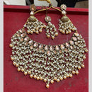 Akruti Collection Traditional Crystal Beads Stone Necklace Set For Wedding & Festive Wear