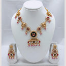 Akruti Collection Premium Kundan & Pearl Necklace Jewelry for Weddings