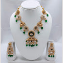 Akruti Collection Premium Kundan & Pearl Necklace Jewelry for Weddings
