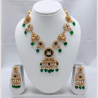 Akruti Collection Premium Kundan & Pearl Necklace Jewelry for Weddings
