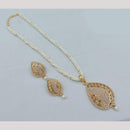 Akruti Collection Royal Radiance Pota Stone And Pearl Necklace Set