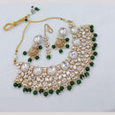 Akruti Collection Royal Radiance Kundan Stone And Pearls Necklace Set