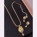 Akruti Collection Elegant Glam Pota And Austrian Chain Pendant Set