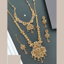 Akruti Collection Cultural Grace Pota Stone And Meenakari Necklace Set