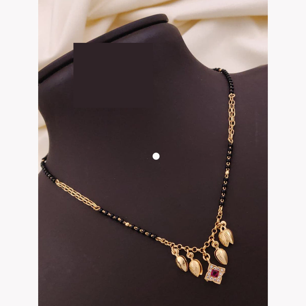 Akruti Collections Earthy Glam Pota Stone Mangalsutra