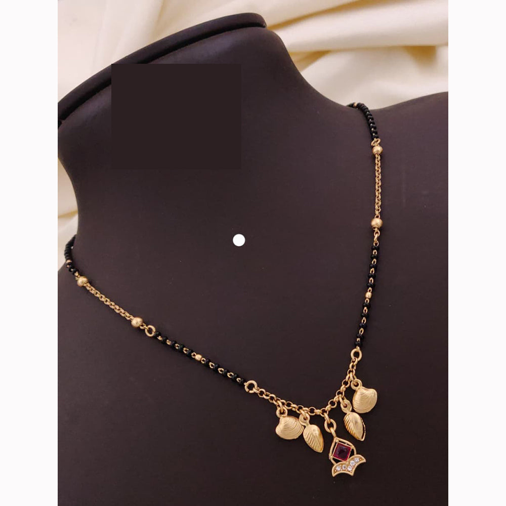 Akruti Collections Earthy Glam Pota Stone Mangalsutra