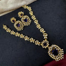 Akruti Collection Royal Crystal And Austrian Stone Necklace Set