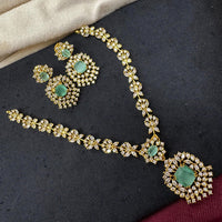 Akruti Collection Royal Crystal And Austrian Stone Necklace Set