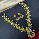 Akruti Collection Royal Crystal And Austrian Stone Necklace Set