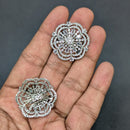 Akruti Collection Rhodium Plated Crystal And Austrian Stone Stylish Ring