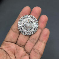 Akruti Collection Rhodium Plated Crystal And Austrian Stone Stylish Ring