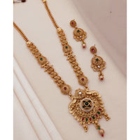 Akruti Collection Pota Stone Necklace Set