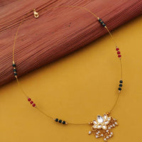 Akruti Collection Heritage Kundan Stone And Pearl Necklace