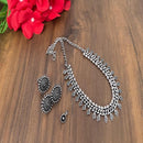 Akruti Collection Royal Oxidised Plated Ethnic Combo Set