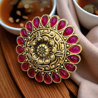 Akruti Collection Designer Pota Stone Statement Ring