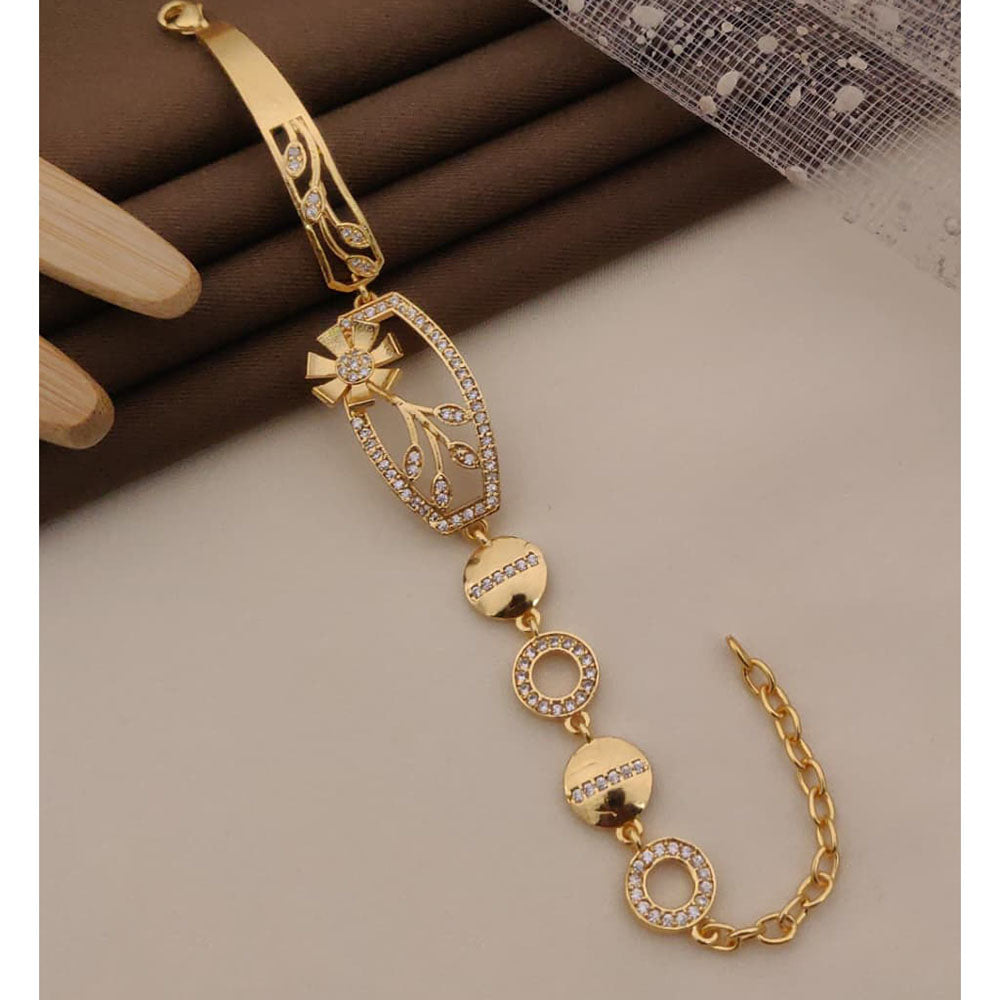 Akruti Collection Elegant Austrian Stone Adjustable Bracelet