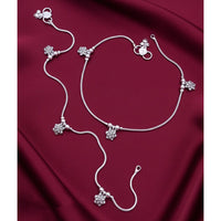 Akruti Collection Boho Style Oxidised Payal \ Anklet 