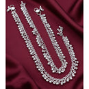 Akruti Collection Boho Style Oxidised Ghungroo Payal \ Anklet 