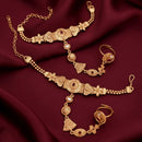 Akruti Collection Royal Pota Stone Designer Hand Harness