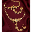 Akruti Collection Royal Pota Stone Designer Hand Harness