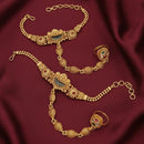 Akruti Collection Royal Pota Stone Designer Hand Harness