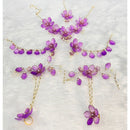 Akruti Collection Elegant Floral Jewellery Combo Set