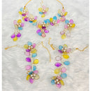 Akruti Collection Elegant Floral Jewellery Combo Set