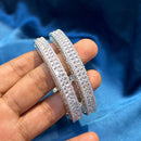 Akruti Collection Elegant Austrian Stone Bangles Set