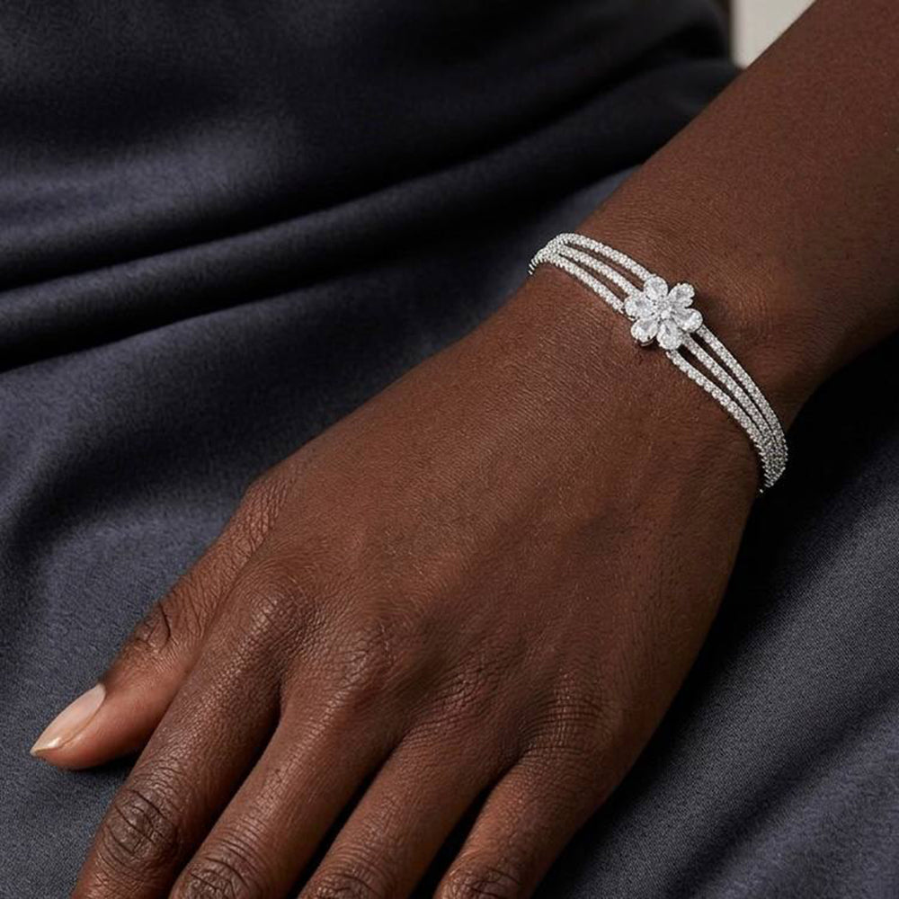 Akruti Collection Stylish Crystal Bracelet