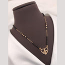 Akruti Collection Elegant Austrian Stone And Beads Black Beads Mangalsutra